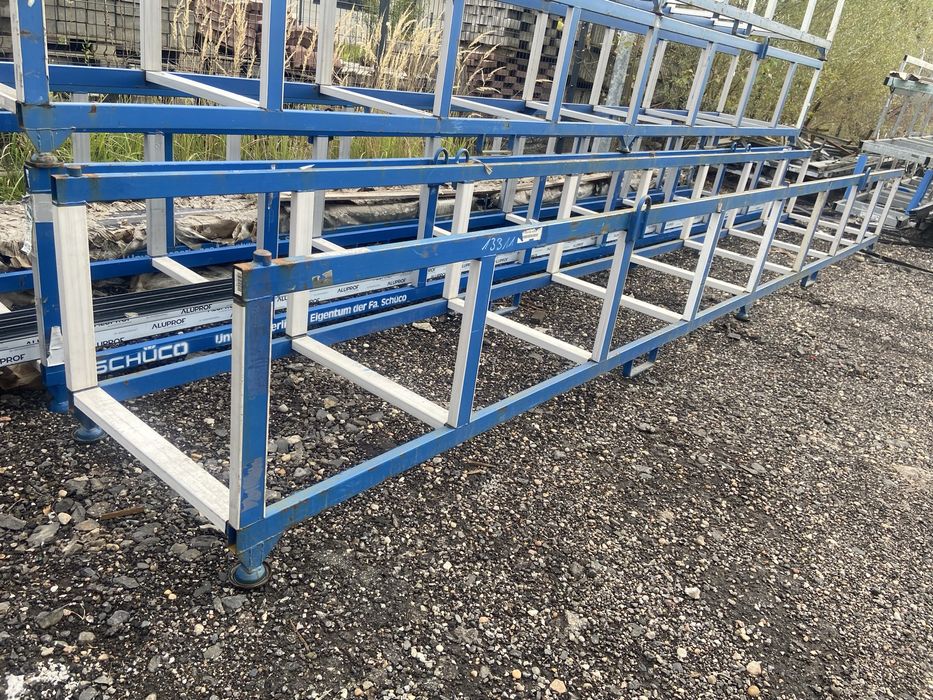 Paleta dłużycowa, stojak transportowy