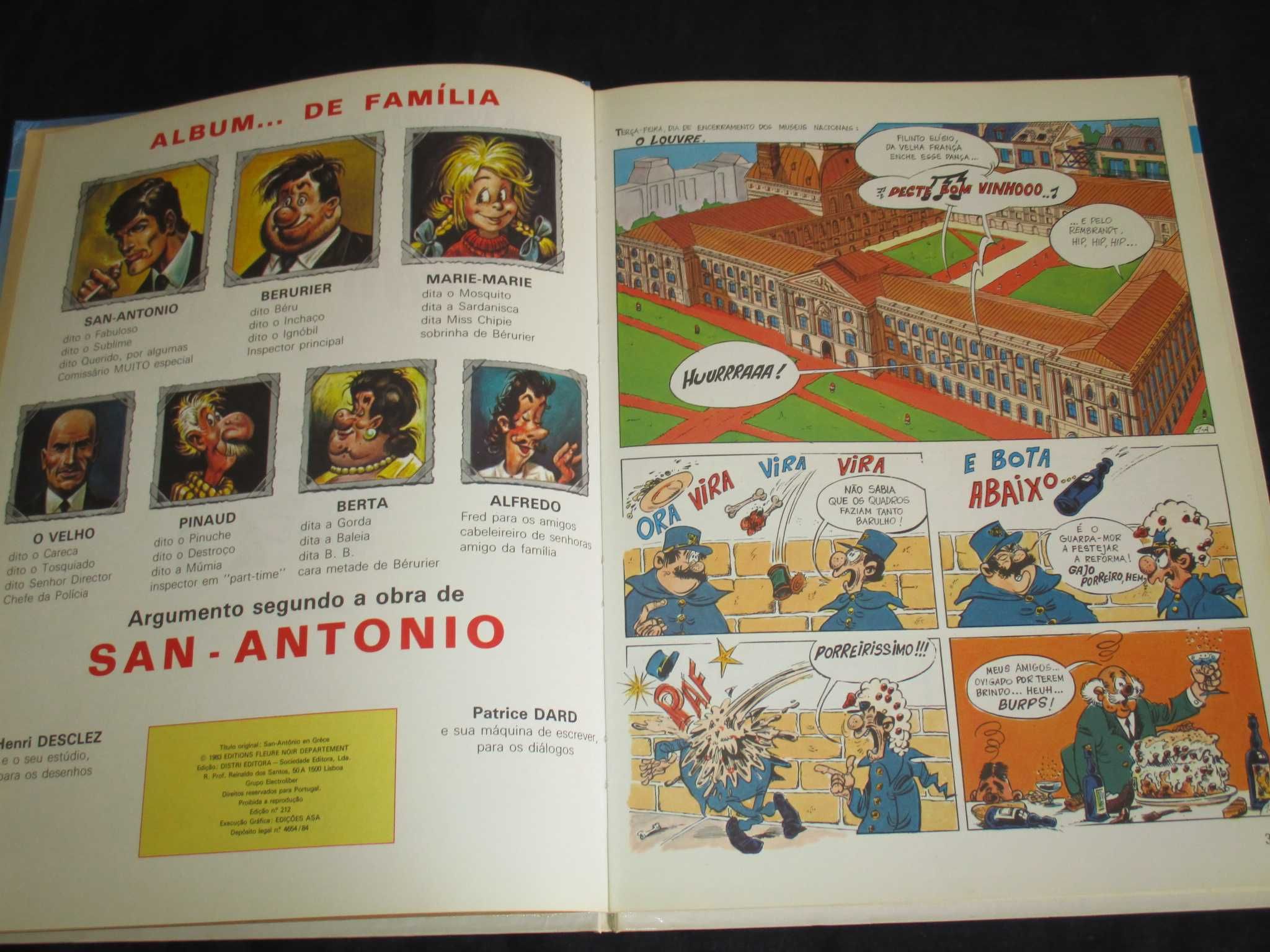 Livro Comissário San-Antonio na Grécia Distri
