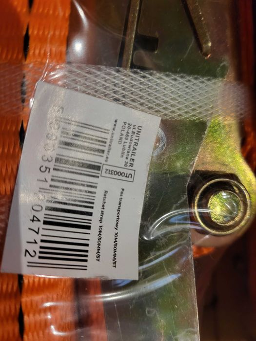 Pasy transportowe z napinaczem