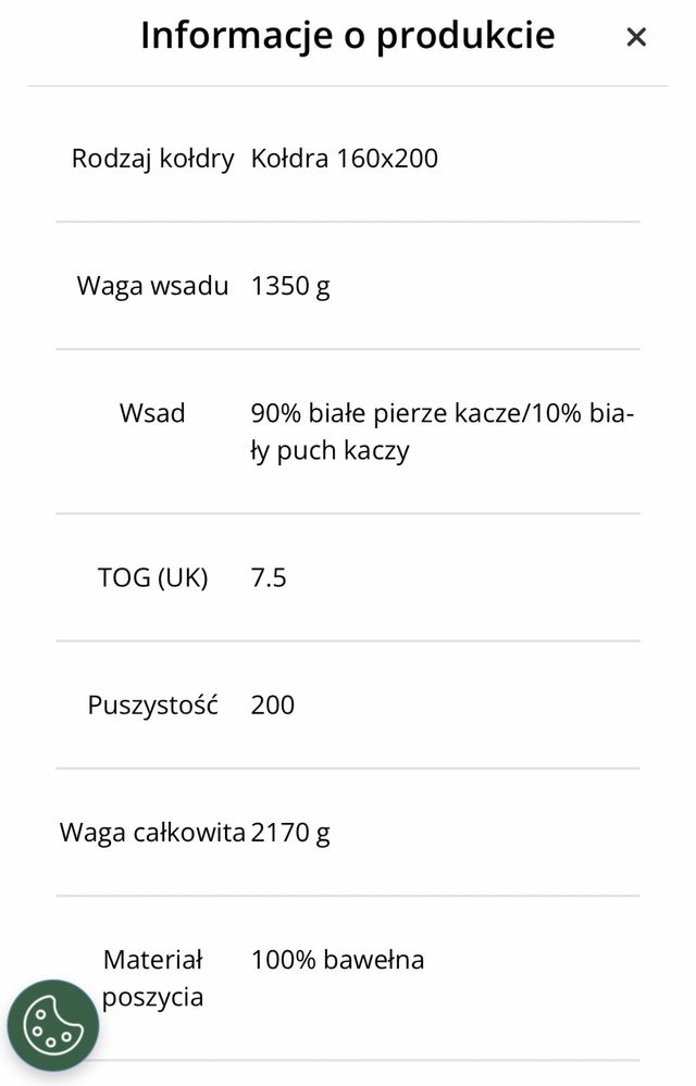 Dwie koldryz pierza kaczego 200x155
