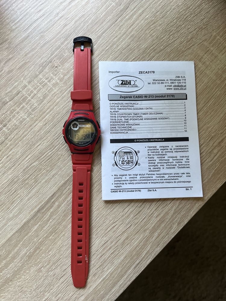 Zegarek Casio dzieciecy