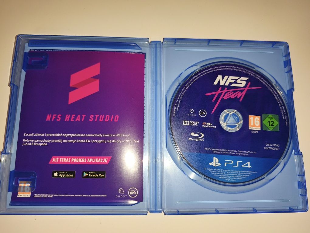 Gra Ps4 Need for speed Heat PL gry PlayStation 4 Crash Spyro Sonic GTA