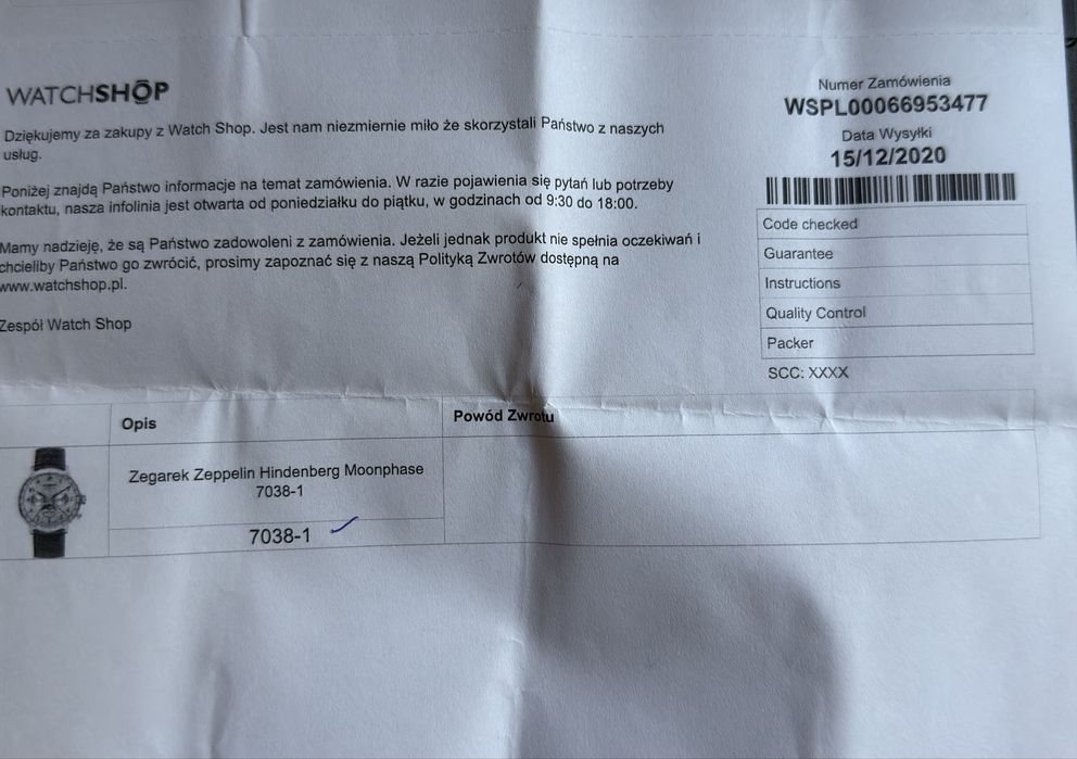 Zegarek ZEPPELIN LZ129 Hindenburg Kwarcowy