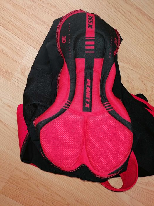 PLANETX 365X spodenki kolarskie krótkie na szelkach z wkładką