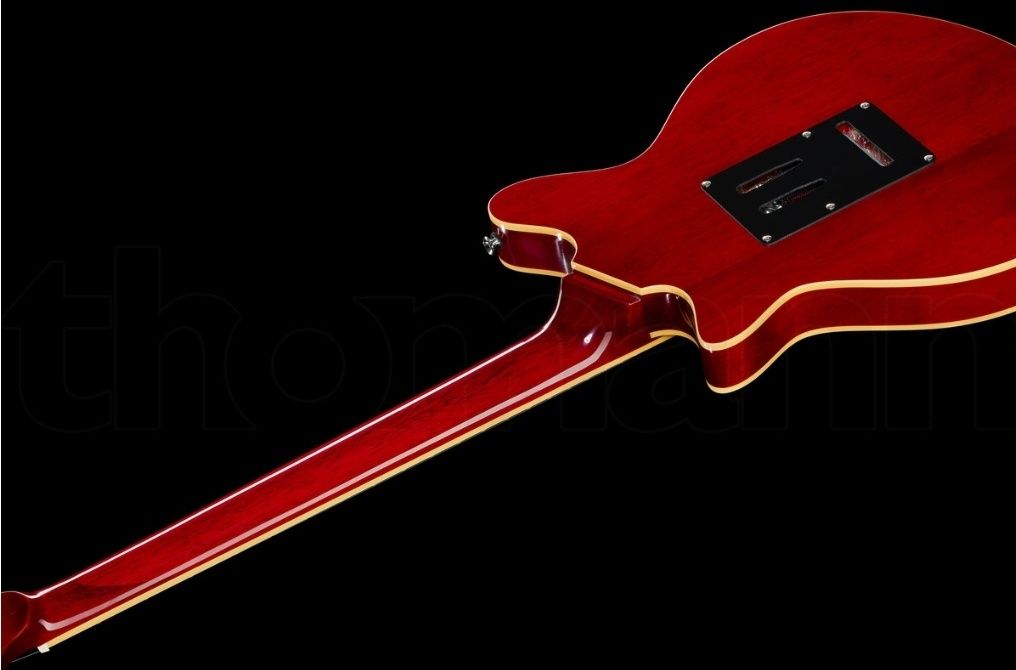 Harley Benton BM-75 Trans Red Deluxe Series (ustawiony)
