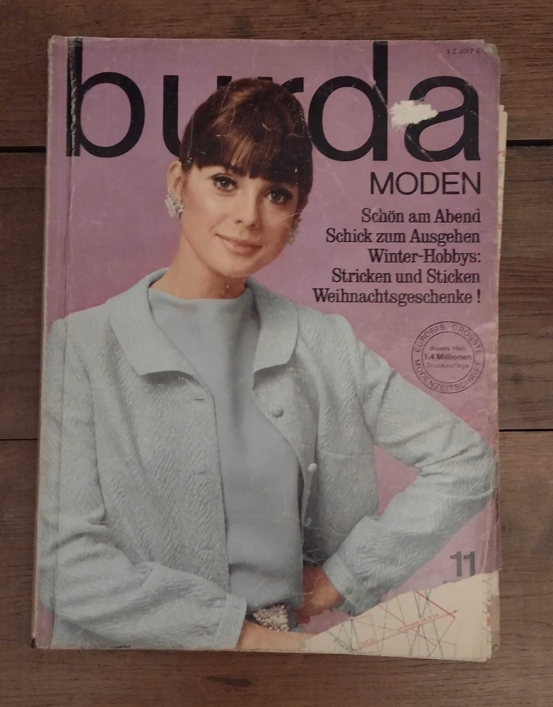 Burda Modena  nr 11 z 1966