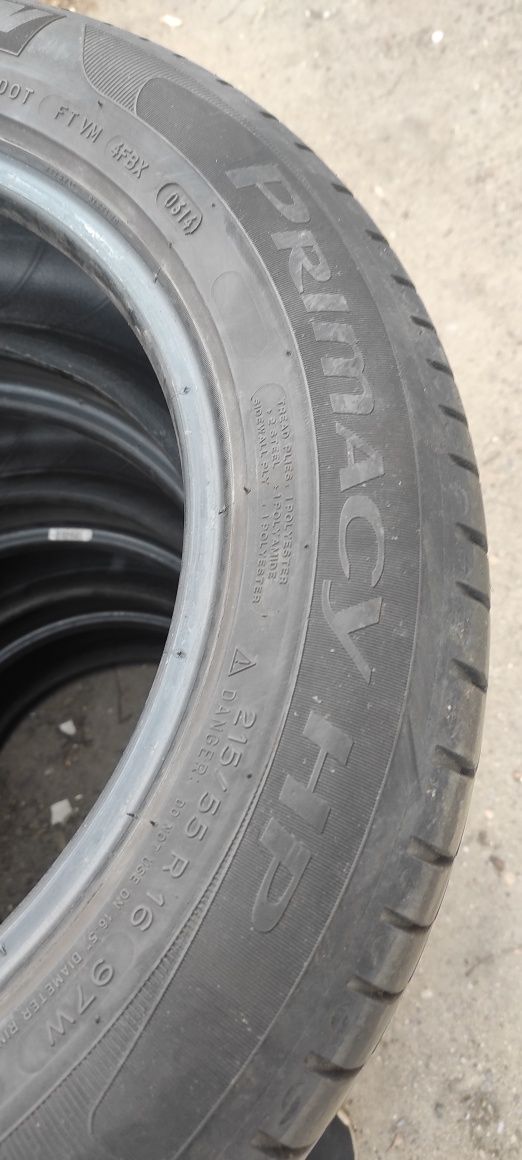 Opony letnie z 2014r 6mm 215/55/16 Michelin 2N