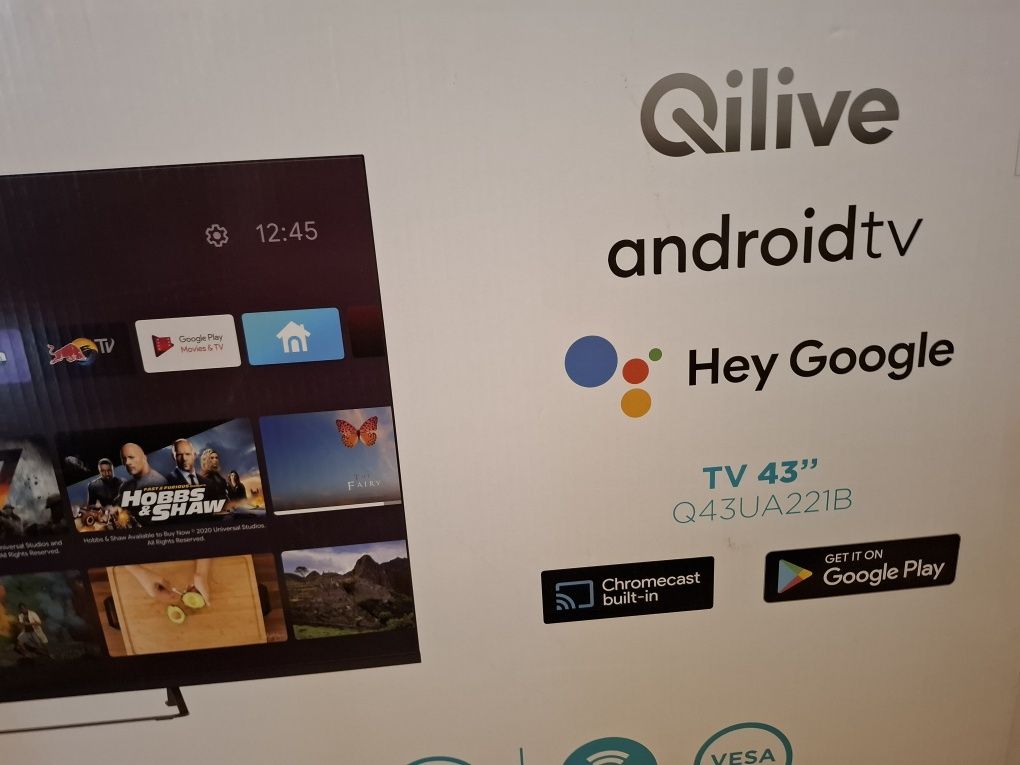 Telewizor 43 cale smartv jeszcze na gwarancji