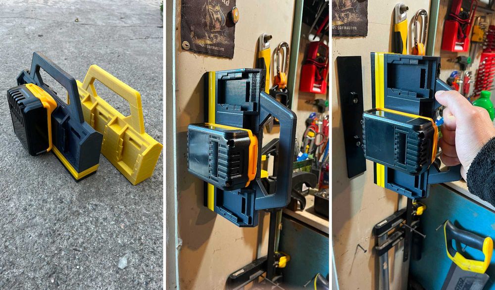 Переноска "сумка" акумуляторів батарей Dewalt Makita Milwaukee Dnipro