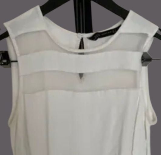Blusa Branca da Zara: Tam S