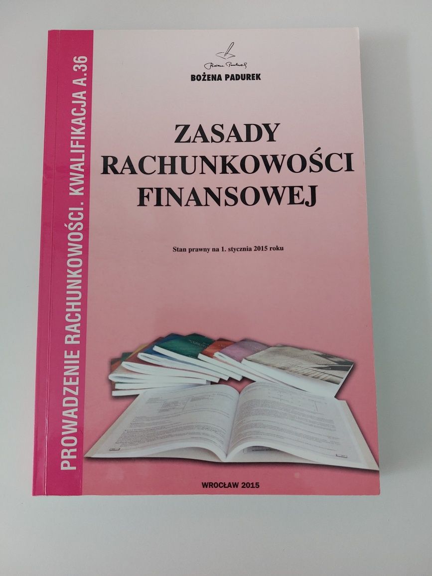 Komplet podręczników- kwalifikacja A.36 Prowadzenie rachunkowości