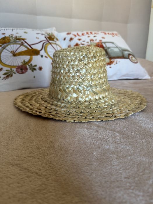 Бриль соломʼяний (капелюх), ручна робота