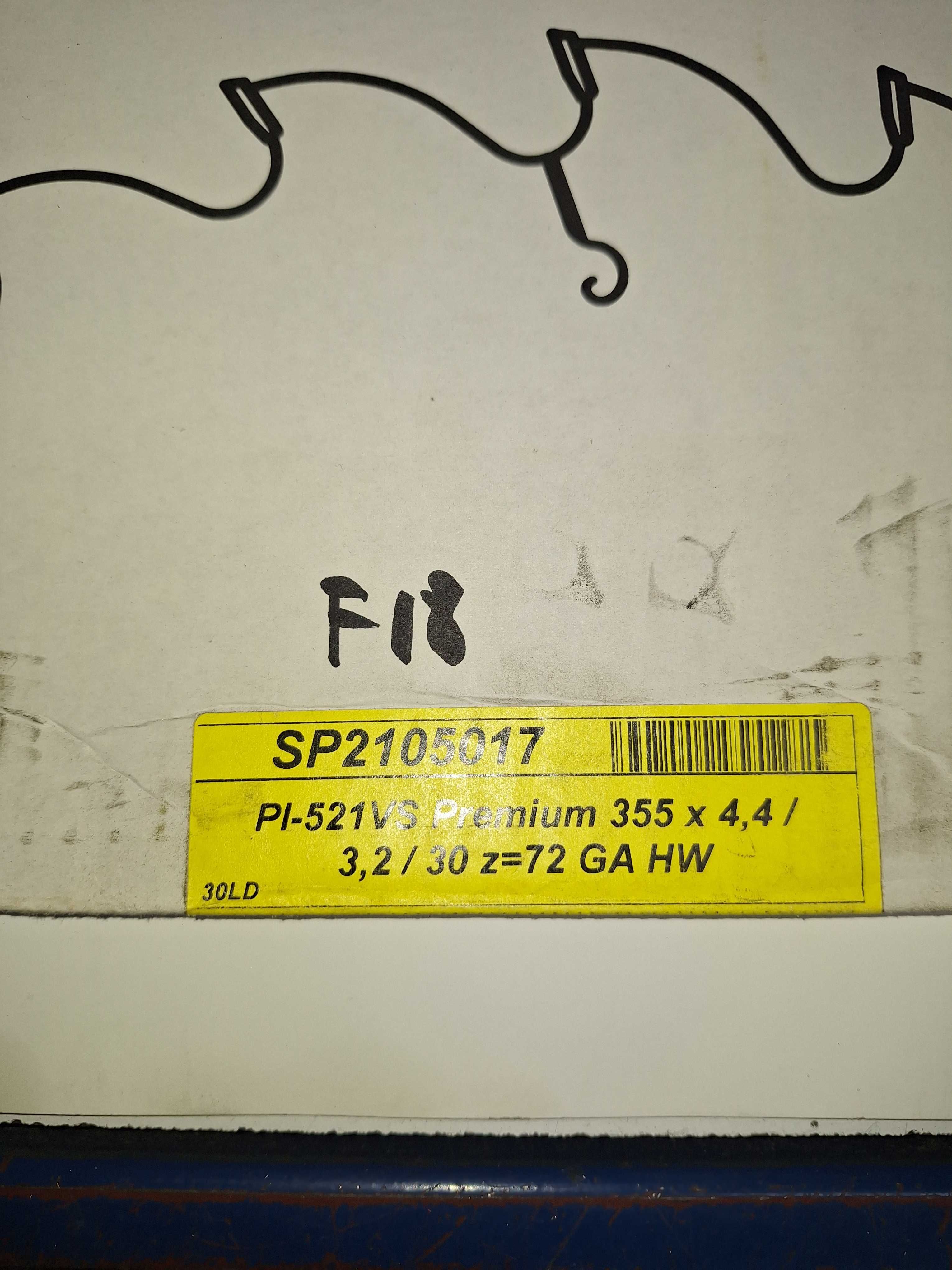 Piła Faba PI521 VS 355x4,4/3,2x30 z-72 GA (F18)