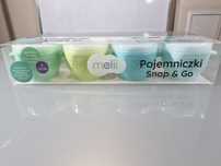 Zestaw Pojemników Kapsuły Snap&Go Melii Kolorowe 4x118 ml