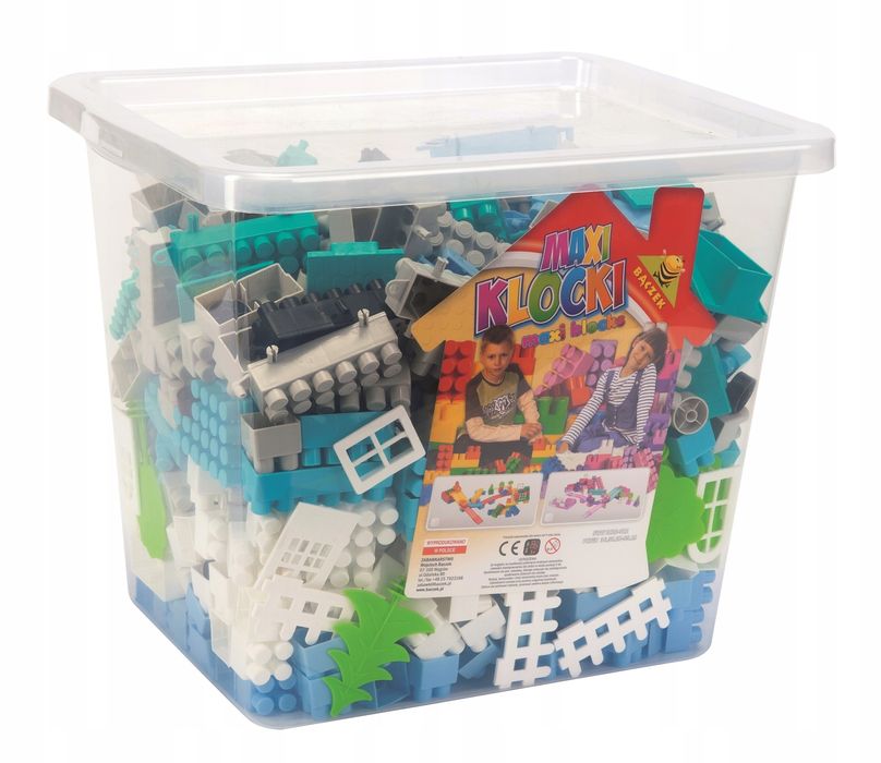 Klocki 500 W Dużym Pudełku Konstrukcyjne