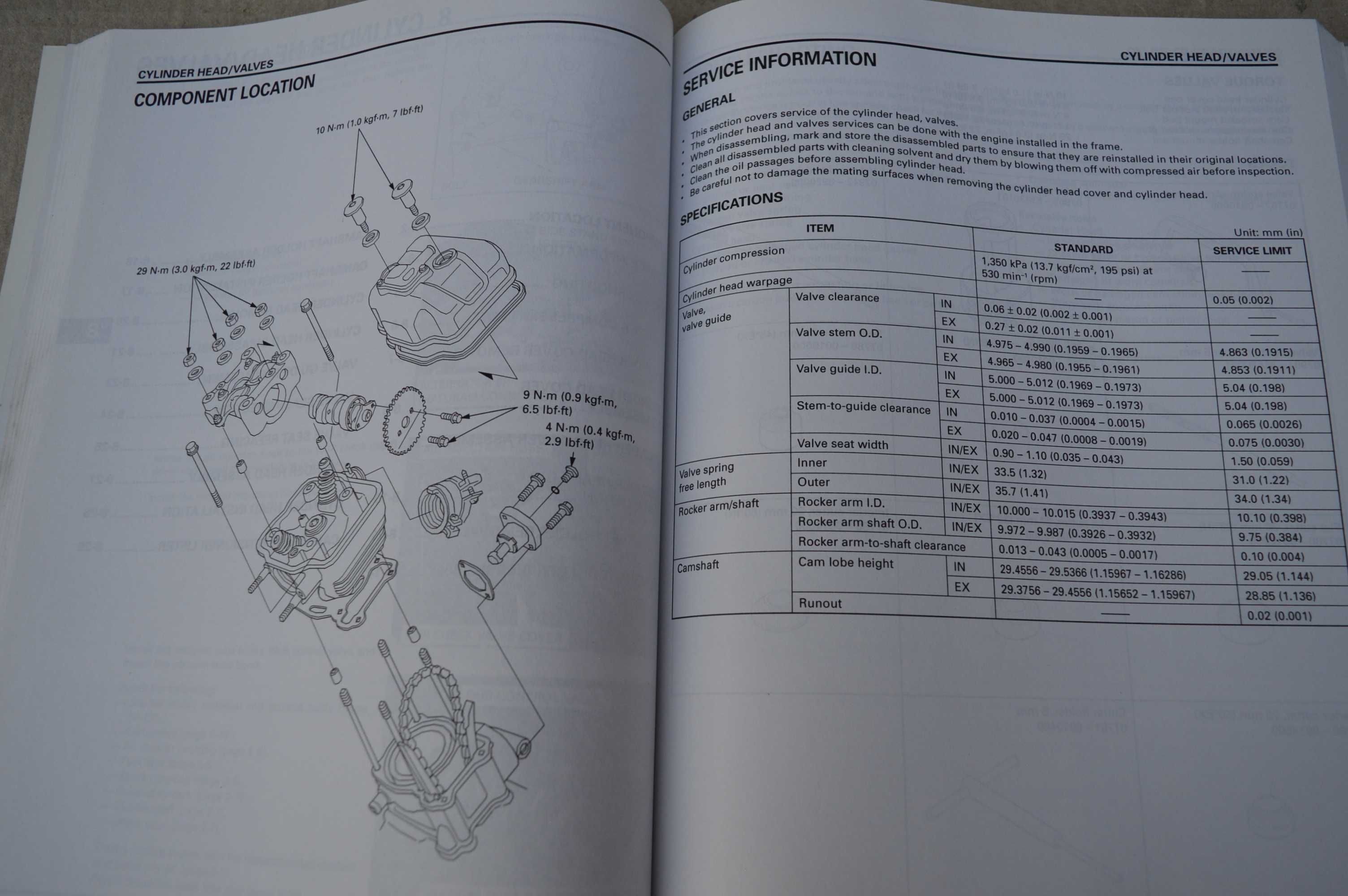 Honda CBR 125 SERWISÓWKA manual OEM