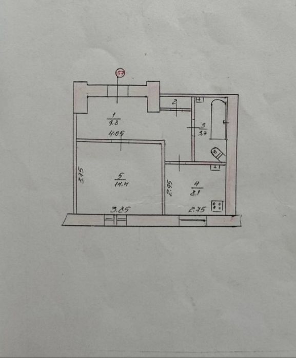 *Продам 1 комнатную квартиру *elena