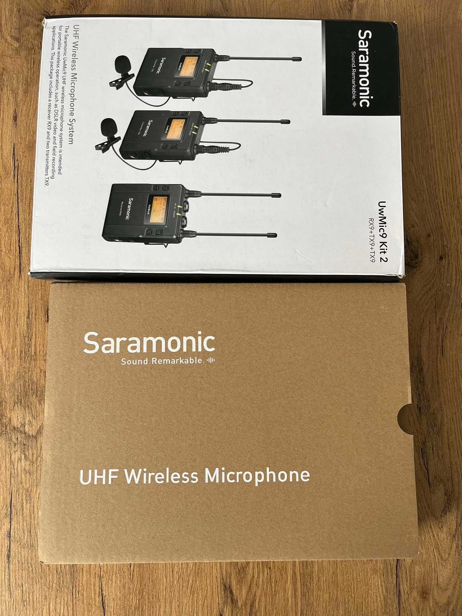 Mikrofony bezprzewodowe (mikroporty) SARAMONIC UWMIC9 KIT2