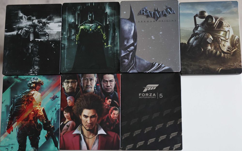 Диски PS4, PS3, Xbox One, Xbox 360, steelbook (стілбуки)