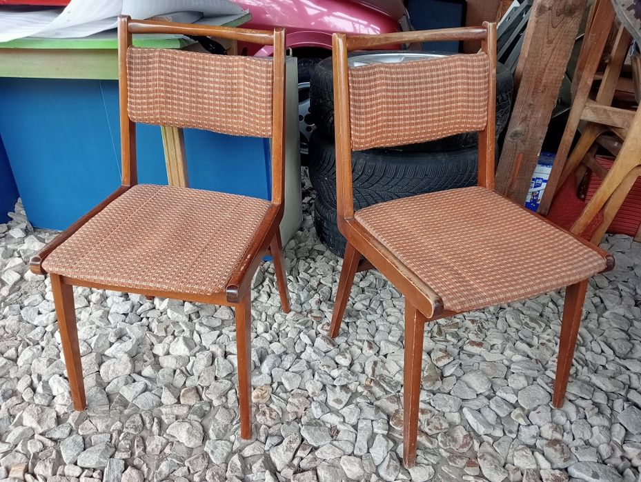 Stare Krzesło Drewniane Gięte Fornir Art Deco Aga Jar Patyczak Thonet