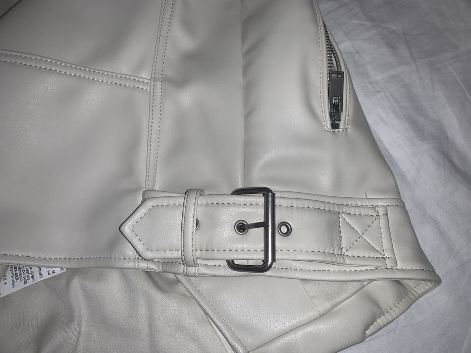 Байкерская куртка из экокожи. Zara косуха