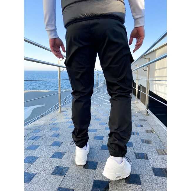 Мужские брюки штаны джогеры с карманами карго из рип-стопа, 3 цвета