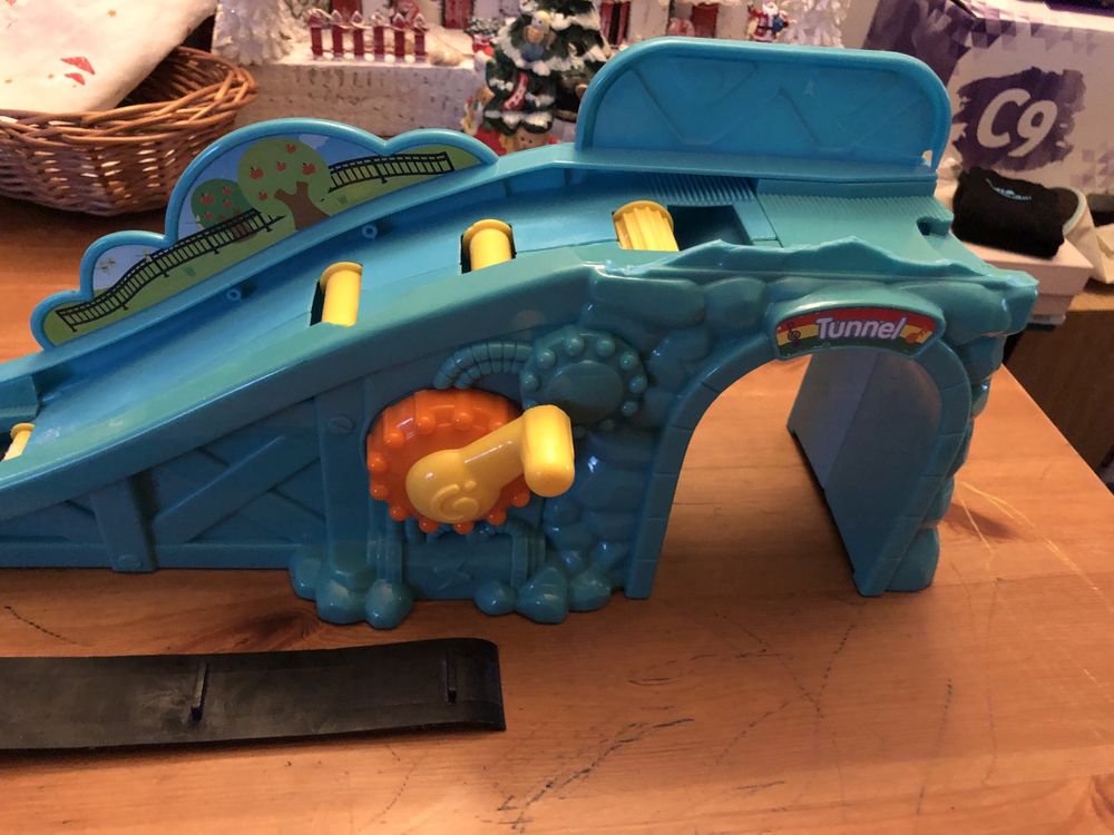 Unikat tor tunel Vtech uszkodzona taśma toot toot tut tut autka