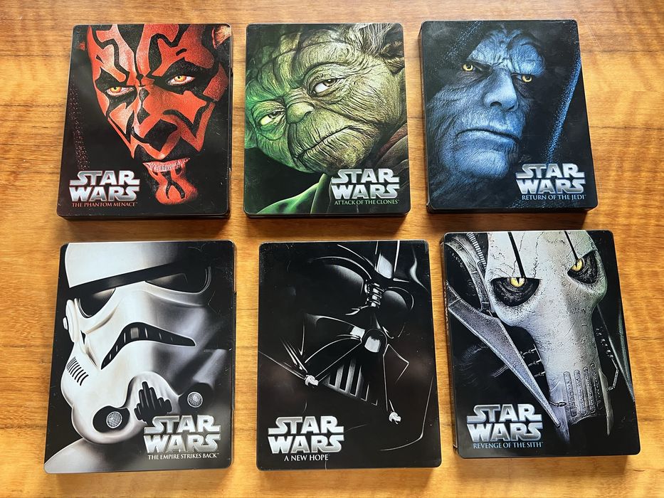 Gwiezdne wojny - Star Wars, Blu-rya, kompletna saga, steelbook