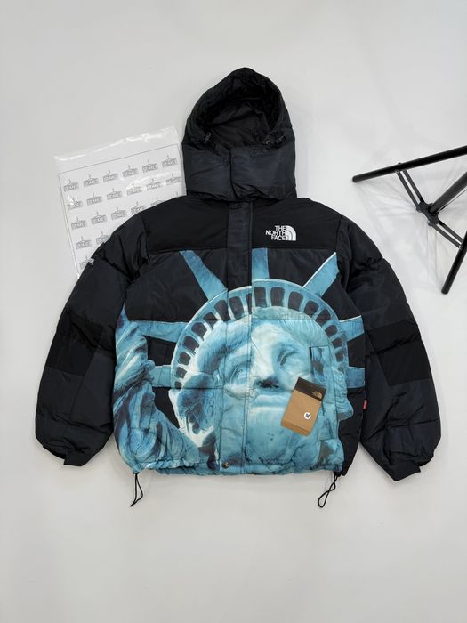[+ПОДАРУНОК] The North Face 700 × Supreme Puffer Jacket / пуховик тнф