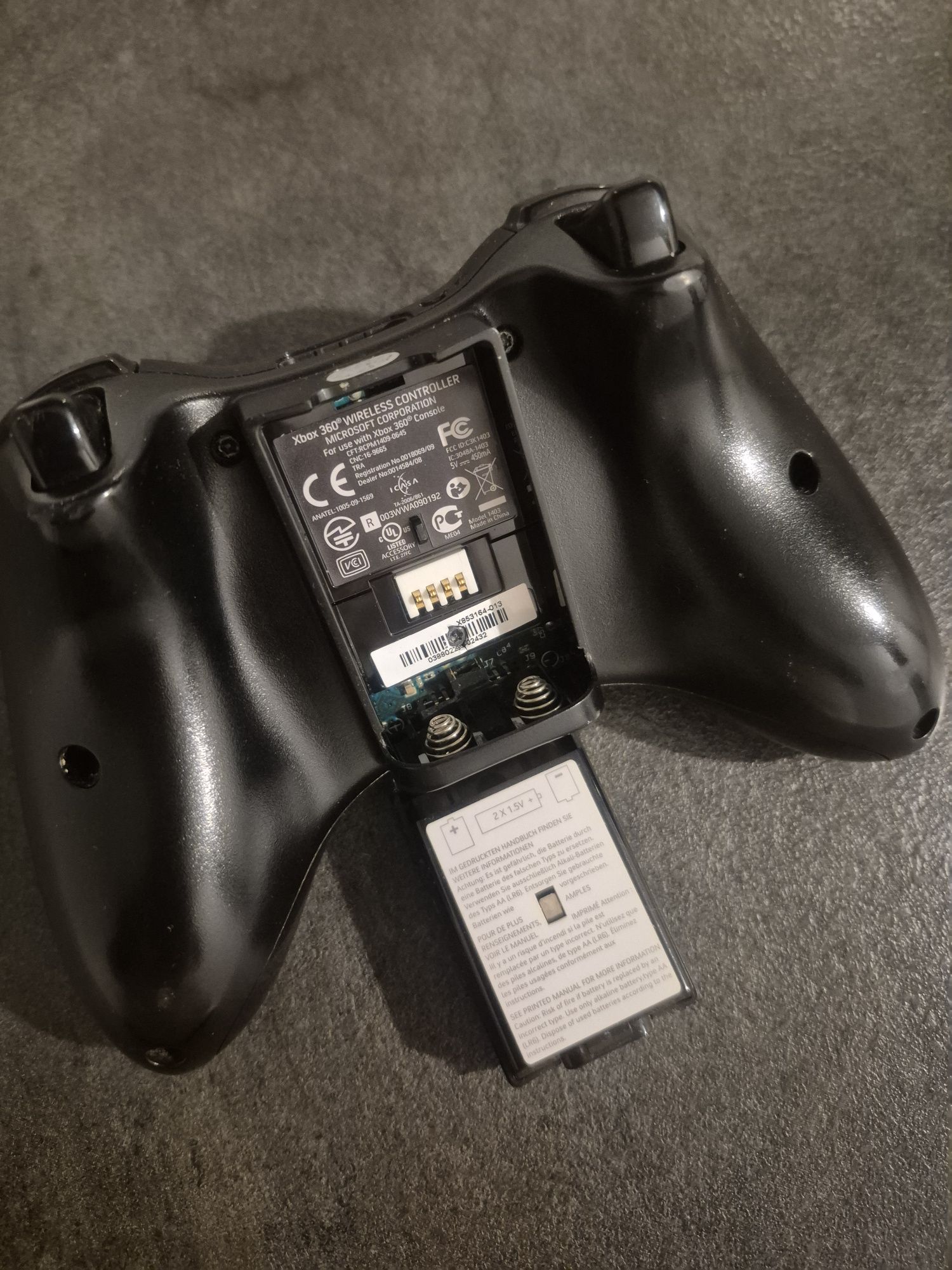 Pad Xbox 360 czarny oryginalny