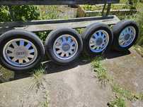 Alofelgi 5x112 15 z oponami audi a6
