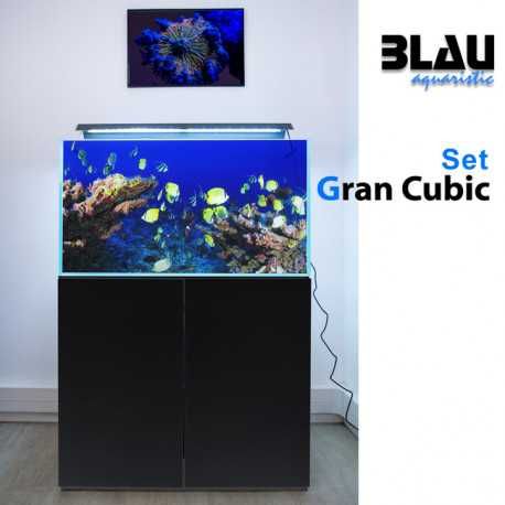 BLAU Marine Gran Cubic 230L Aquario Marinho NOVO com Móvel e Sump