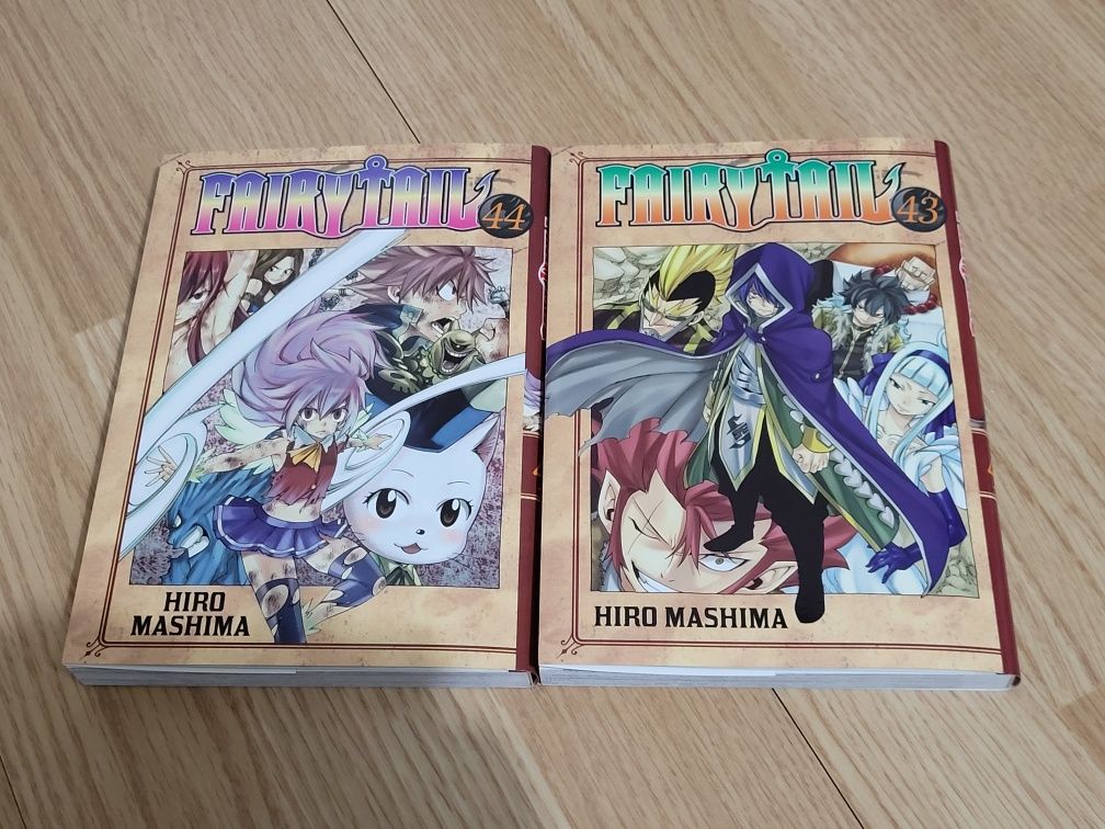 Fairy tail manga anime Tom 43 i 44 natsu mangi shounen yatta waneko