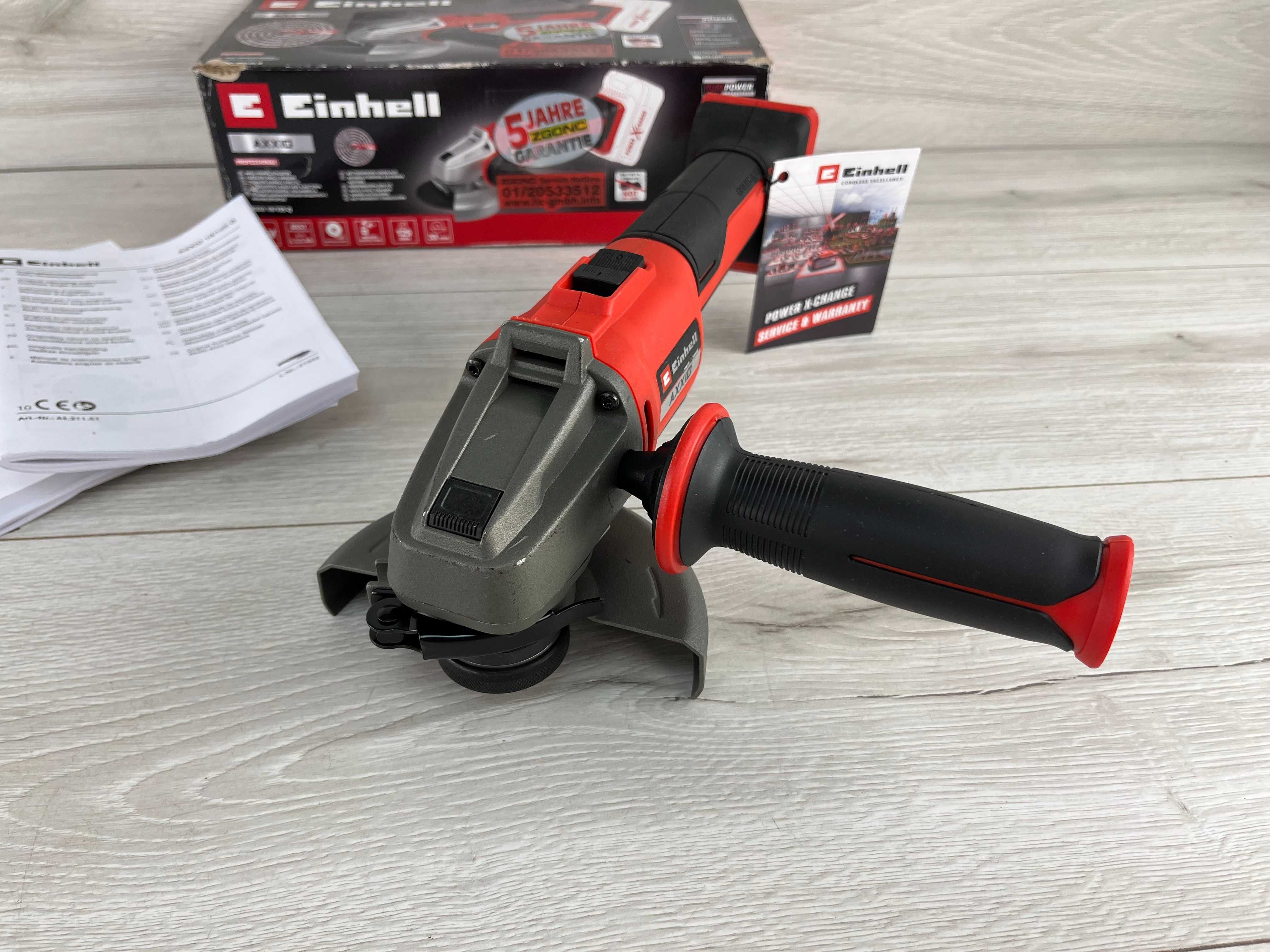 Акумуляторна болгарка einhell  18V 125мм круг