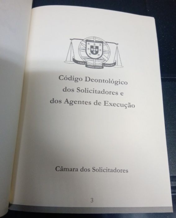 Código Deontológico dos Solicitadores e dos Agentes de Execução