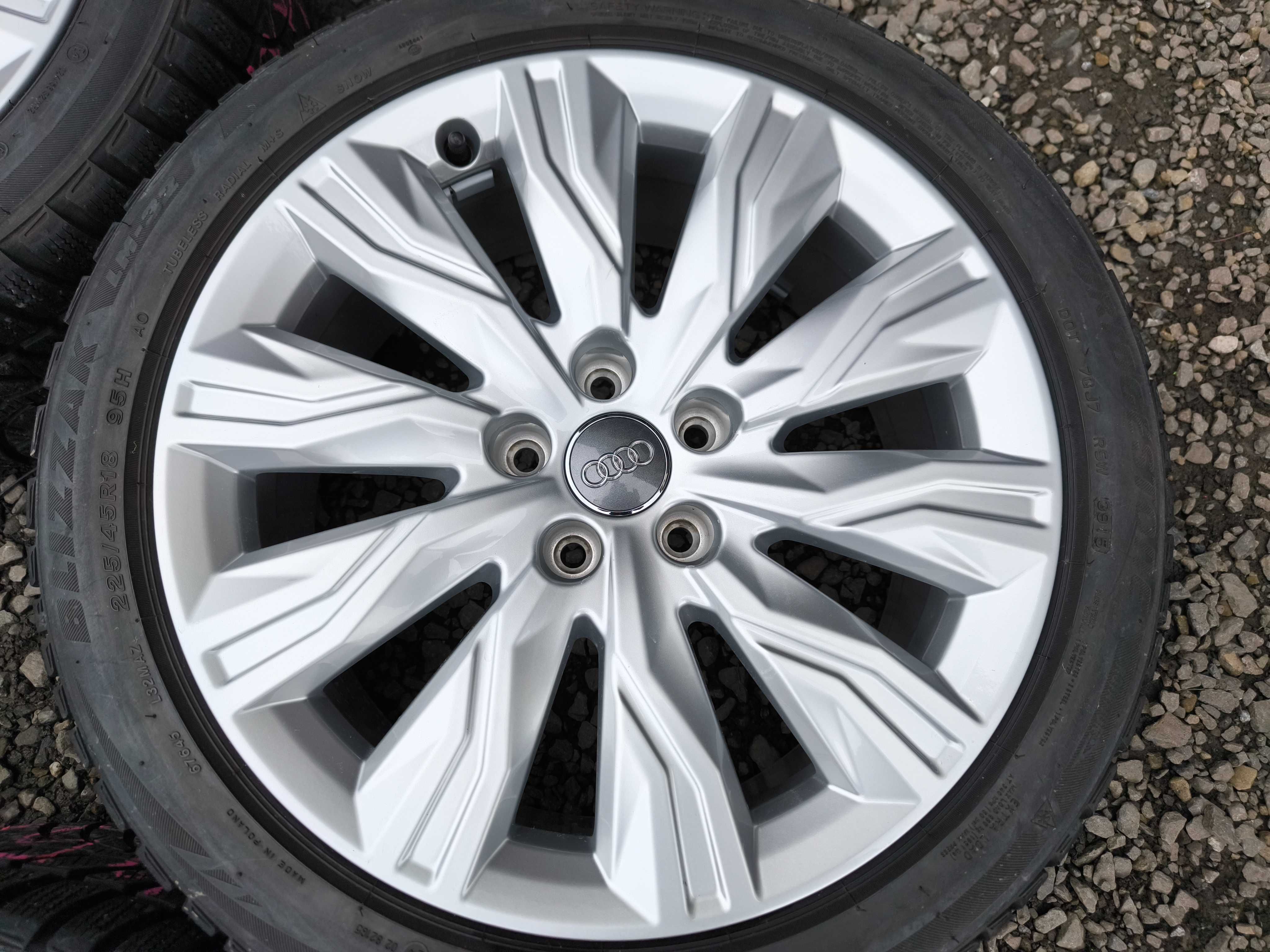 Koła Audi A4 A5 A6 C8 A8 A7 Q5 SQ5 Q3 18 cali 5x112 ET39 Opony 225/45