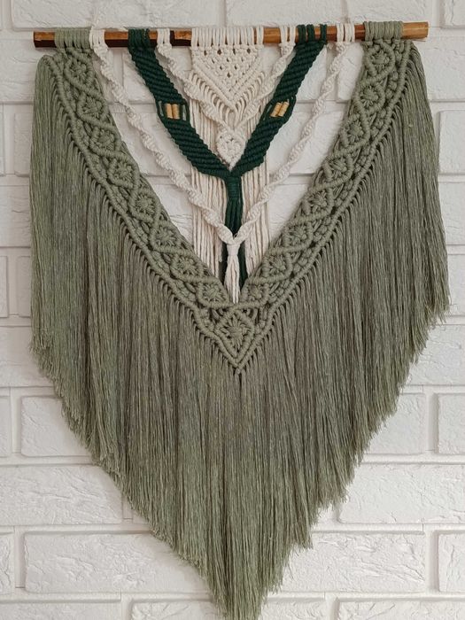 Makrama, ozdoba na ścianę