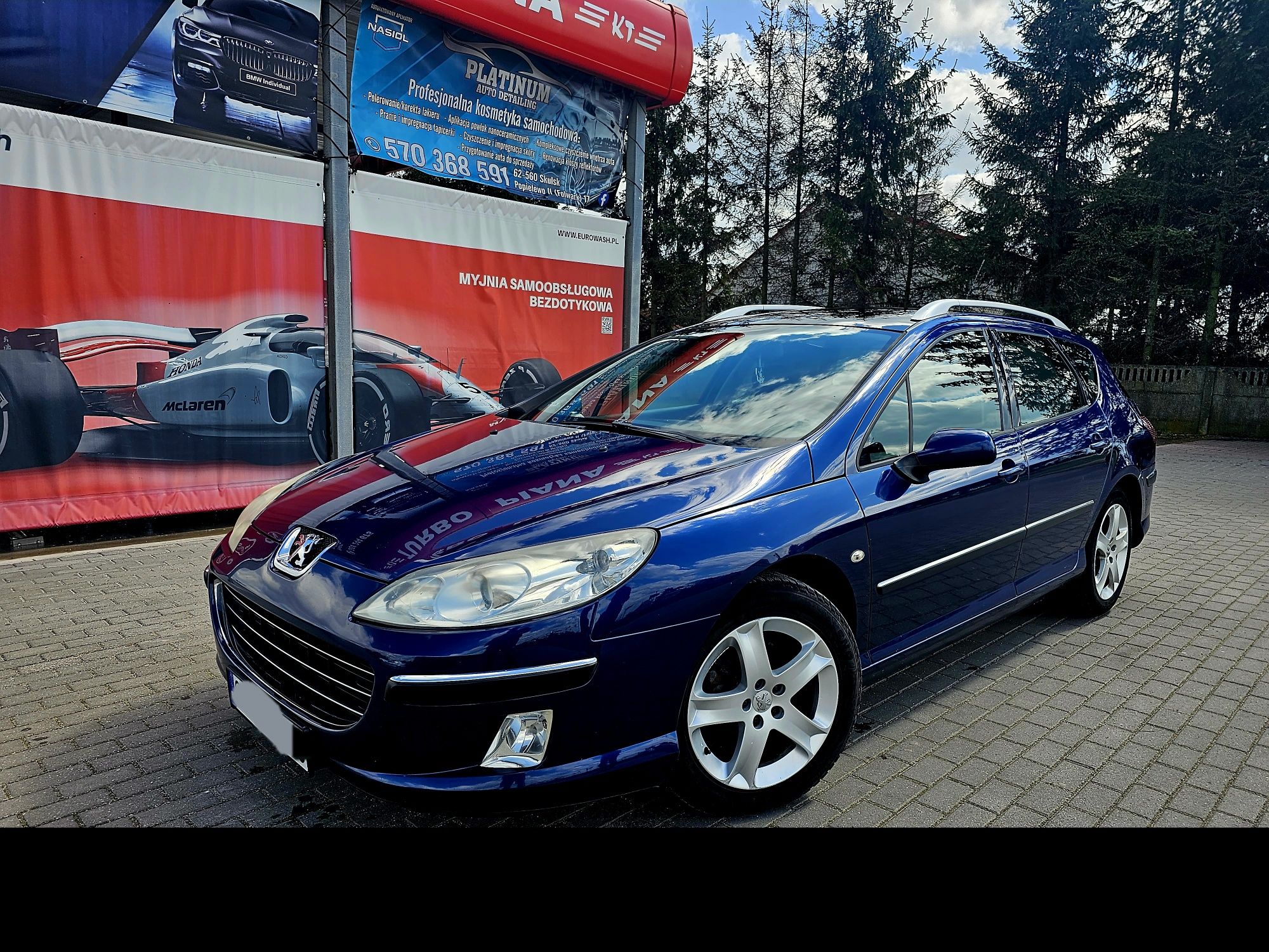 Peugeot 407 2.0Hdi Automat/Panorama/Nawigacja/Alufelgi zamiana