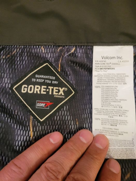 Spodnie VOLCOM  GoreTex Snowboardowe / narciarskie BIB ogrodniczki