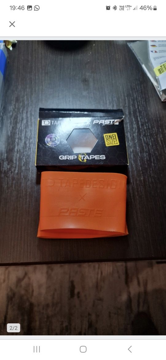 Opaska podtrzymująca Tapedesign x pasteGripTapes r. uniwersalny pomara
