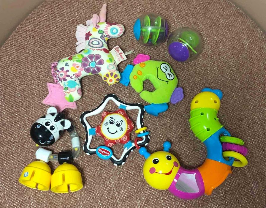 Погремушки, прорезывали Tiny Love, Bright Starts, Joy Toy, B KIDS