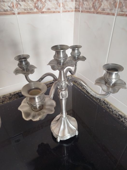 Castiçal em estanho