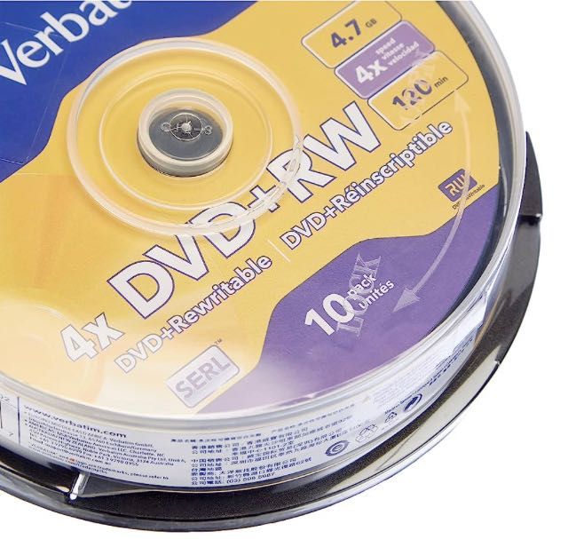 Verbatim DVD+RW 4.7gb