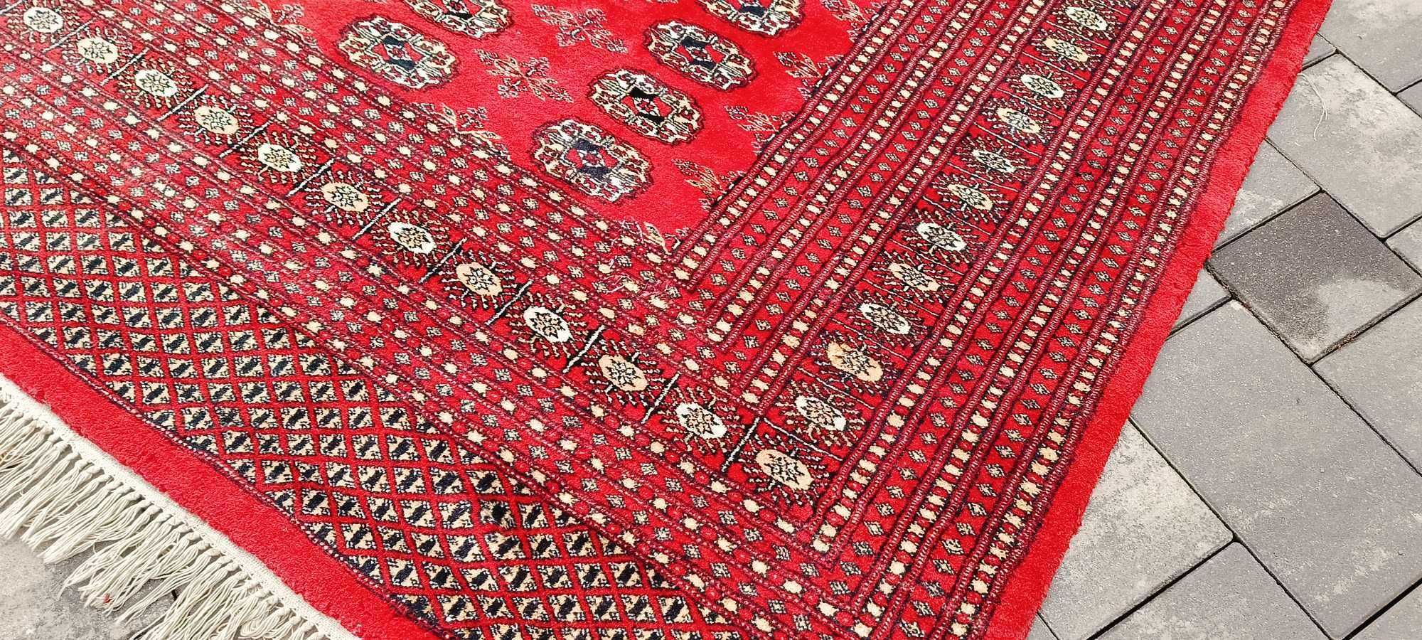 Buchara ręcznie tkany dywan perski pakistan 325 x 252 cm wełna piękny