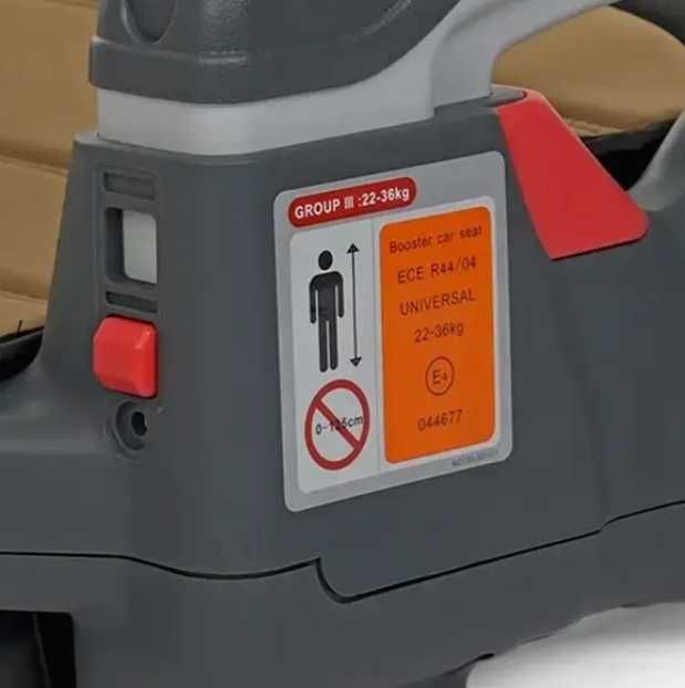 Бустер isofix 5-12 років автокрісло дитяче автокресло