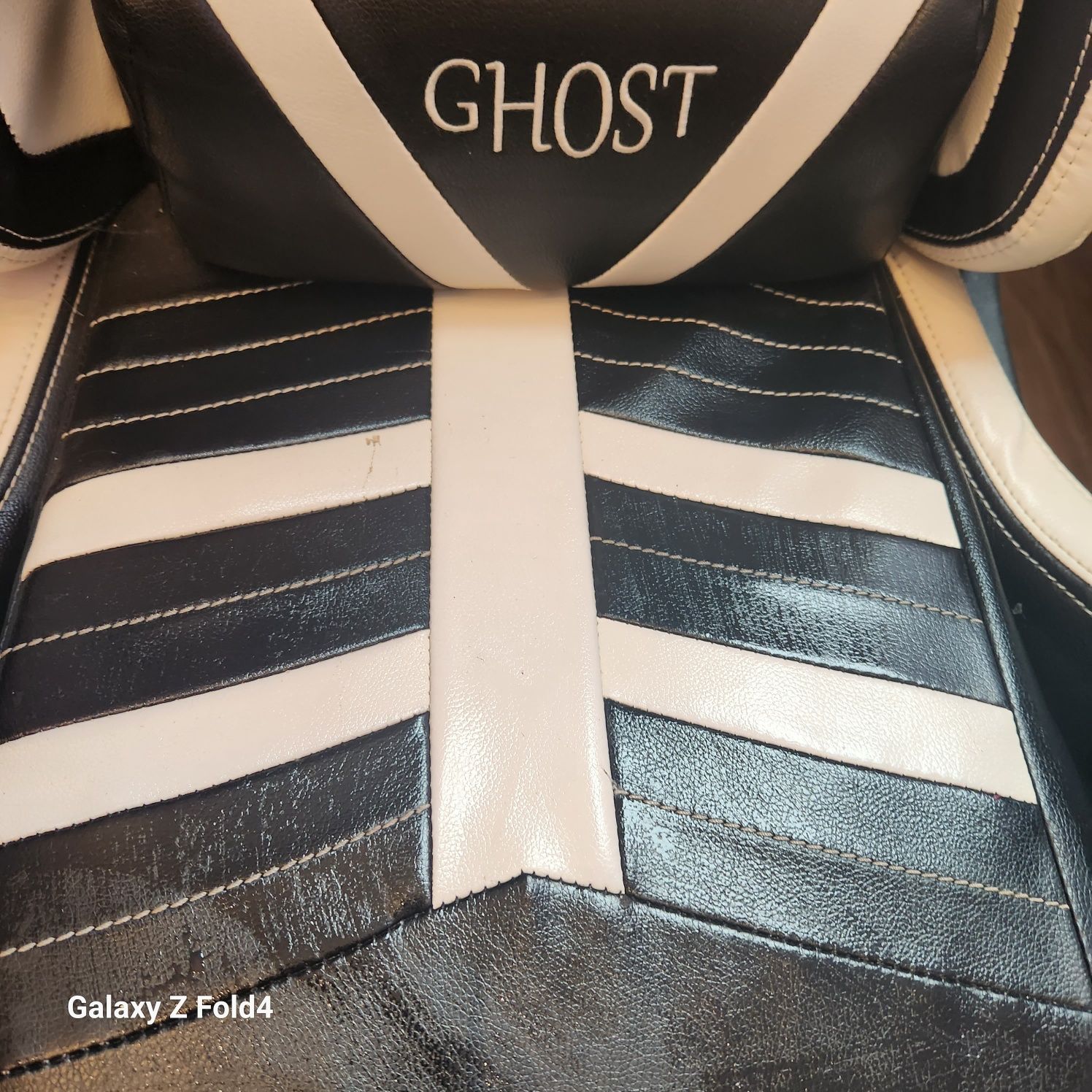 Krzesło gemingowe Ghost Six Czarno Biały