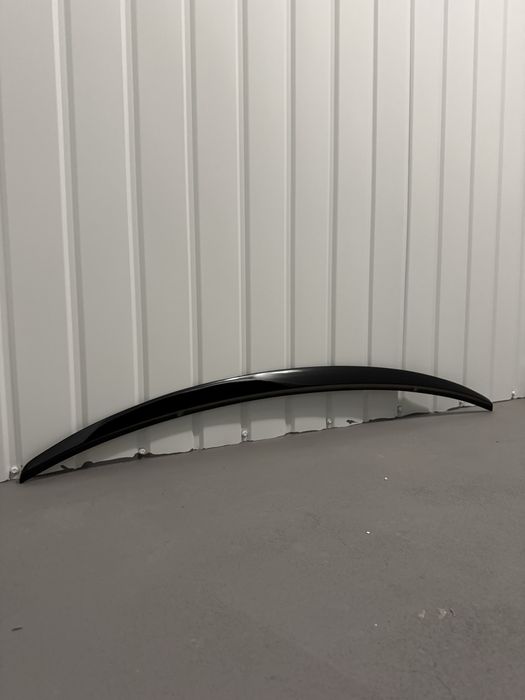 Спойлер багажника Audi A4 B8 2009-2015 сабля S3 S-line черный глянец