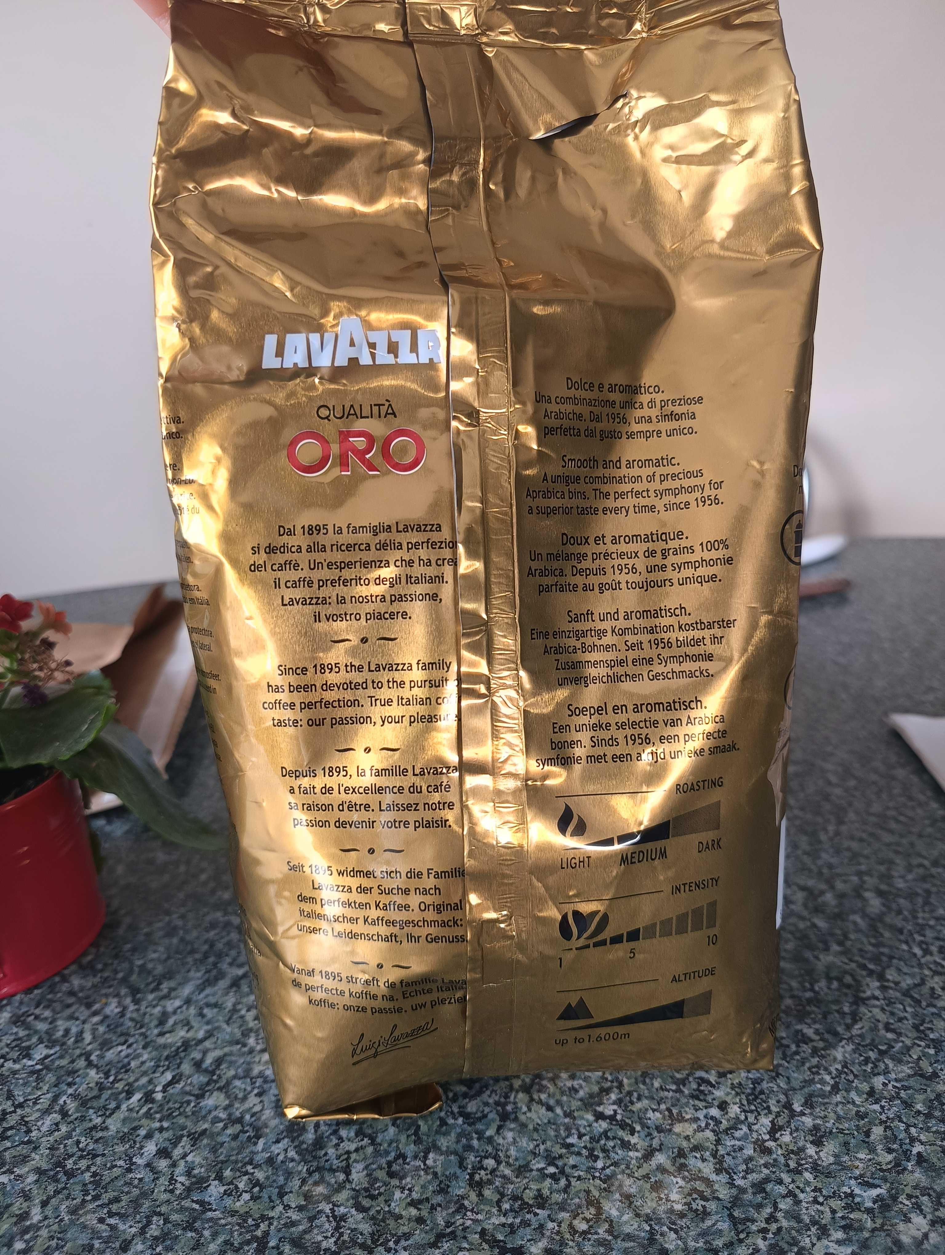 Dwie palety lavazza Oro 1kg ziarno oryginał ilość hurtowa tanio
