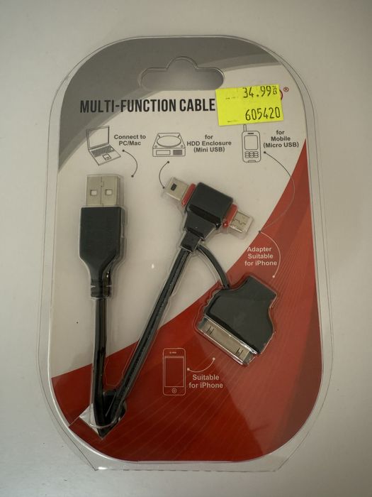 Multifunkcyjny kabel do telefonu komputera