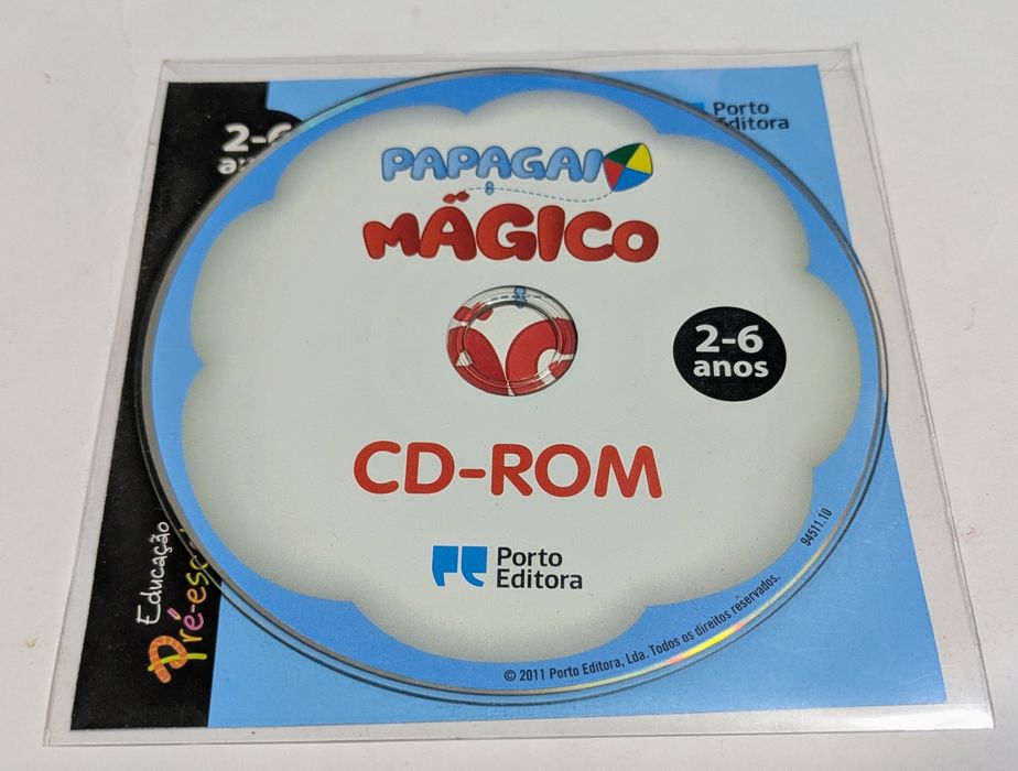 Papagaio Magico e Gira que Gira, 2 CD-ROM didáticos para crianças 2-6
